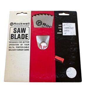 Vintage Rockwell No. B6005FB 6” Flooring Saw Blade 5/8” Arbor NOS